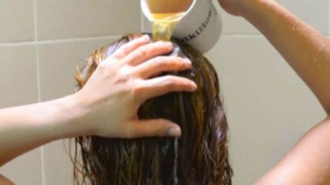 قناع الحلبة للشعر الجاف