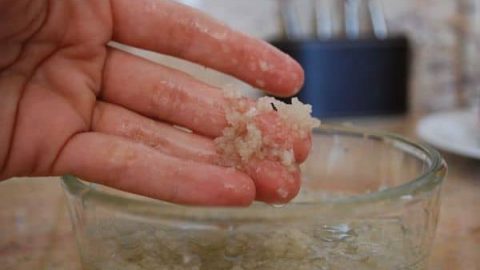 جربي مقشر الجسم الطبيعي من الفانيليا