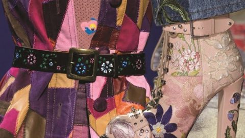 إكسسوارات 2017 بطبعات الورود الاستوائية