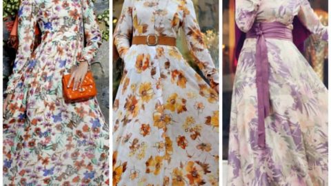 للمحجبات: الفساتين المنقوشة موضة كروز 2018