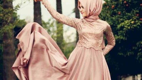 للمحجبات: أجمل موديلات فساتين الخطوبة لهذا العيد