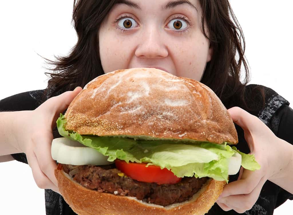 عدم مضغ الطعام