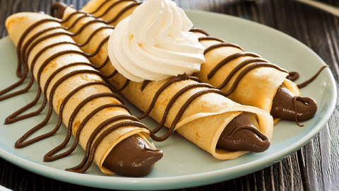 كريب رائع بالنوتيلا