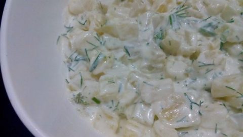 خطوات تجهيز بطاطس بالمايونيز