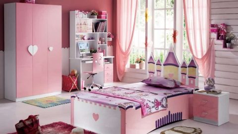 ديكورات غرف نوم بنات بأفكار جميلة