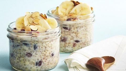 بذور الشيا ورقائق الشوفان لوجبة الصباح المثالية