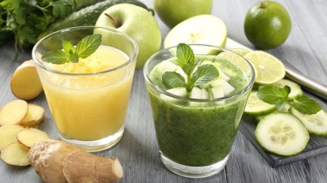 العصير الأخضر لفقدان الوزن وحرق الدهون