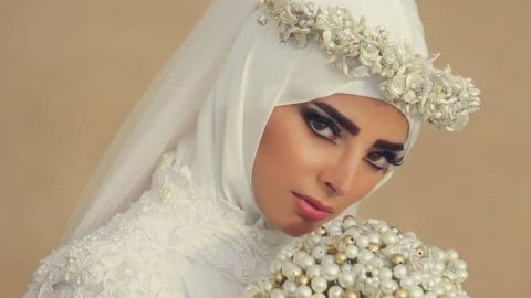 بالصور: لفات حجاب للعرائس المتحجبات