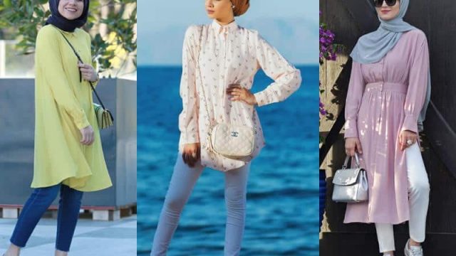 للمحجبات: كيفية تنسيق التونيك الطويل لهذا الموسم