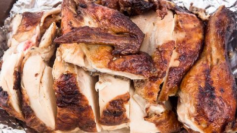 طريقة تجهيز دجاج مشوي بالقصدير