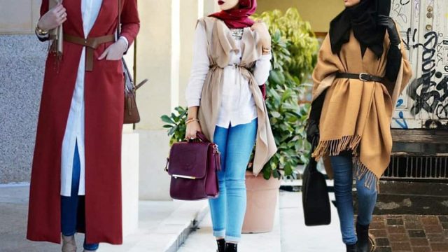 للمحجبات: اكتشفي طريقة تنسيق حزام الخصر بالصور