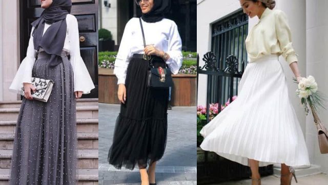 للمحجبات: جربي التنانير الطويلة لإطلالة أنيقة