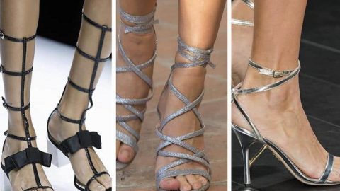 اكتشفي أحدث موديلات الأحذية البراقة لصيف 2018