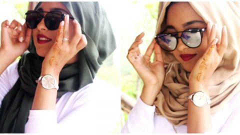 للمحجبات: نصائح لتنسيق النظارات حسب شكل حجابك