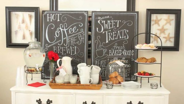 بالصور: أفكار ديكور لتصميم مساحة خاصة بالقهوة