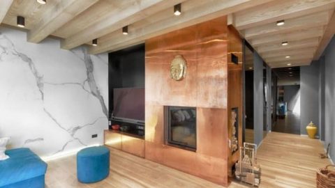 أفكار ديكور لاستخدام النحاس ضمن غرف الجلوس