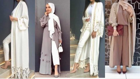 بالصور: عبايات بالألوان الفاتحة للإطلالات الكاجوال