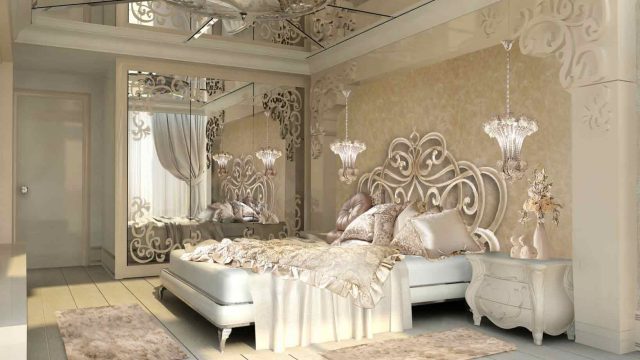 بالصور: تصاميم غرف نوم فاخرة مفعمة بالرومانسية