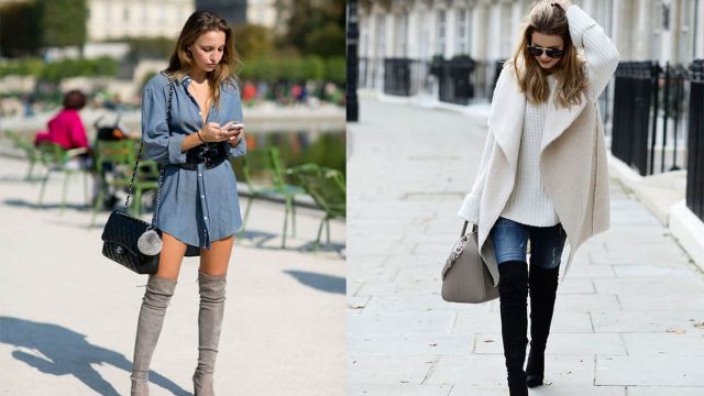 طرق عصرية لارتداء البوت الطويل هذا الشتاء