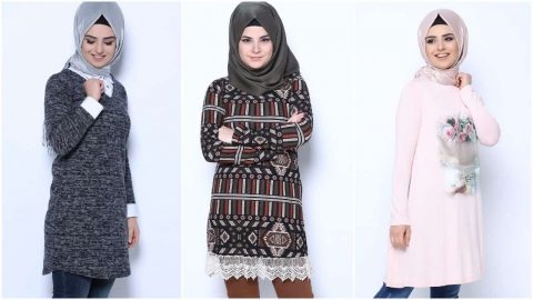 للمحجبات: تألقي بفستان الصوف لإطلالة شتوية أنيقة