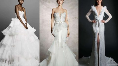 تصاميم فتانة لفساتين الزفاف من موضة ربيع 2019
