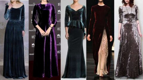 عروض أزياء وفساتين مخمل من أسبوع الموضة بنيويورك