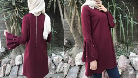 تألقي بالبلوزة الطويلة على أسلوب مدونة الموضة التركية رابيا سينا