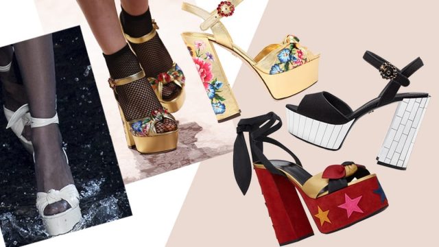 أحذية البلاتفورم تعود من جديد لصيف 2019