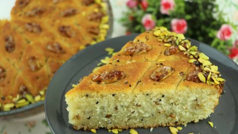 طريقة تجهيز صينية الحلبة الفلسطينية