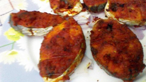 خطوات تجهيز سمك الكنعد بالفرن