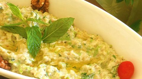 طريقة تجهيز متبل الكوسا مشوي