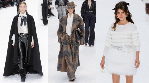 أزياء تحيي كارل لاغرفيلد من دار شانيل بأسبوع الموضة بباريس