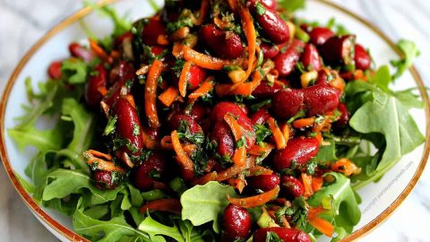 خطوات تجهيز سلطة الفاصوليا الحمراء