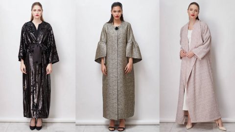 أحدث العبايات من مجموعة عفة الدباغ لرمضان 2019
