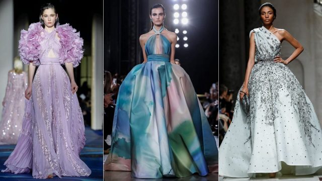 تصاميم ناعمة لفساتين الخطوبة موضة ربيع 2019