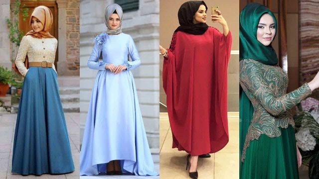 بالصور: موديلات فساتين 2019 للمحجبات