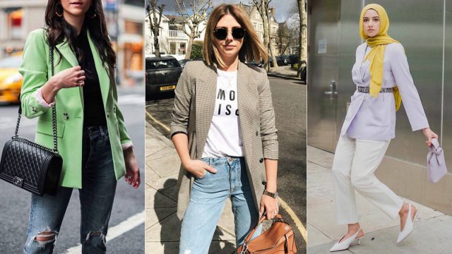 طرق مختلفة لتنسيق البليزر من وحي الفاشنيستا