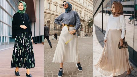 للمحجبات: تعلمي معنا طرق أنيقة لتنسيق التنانير الطويلة