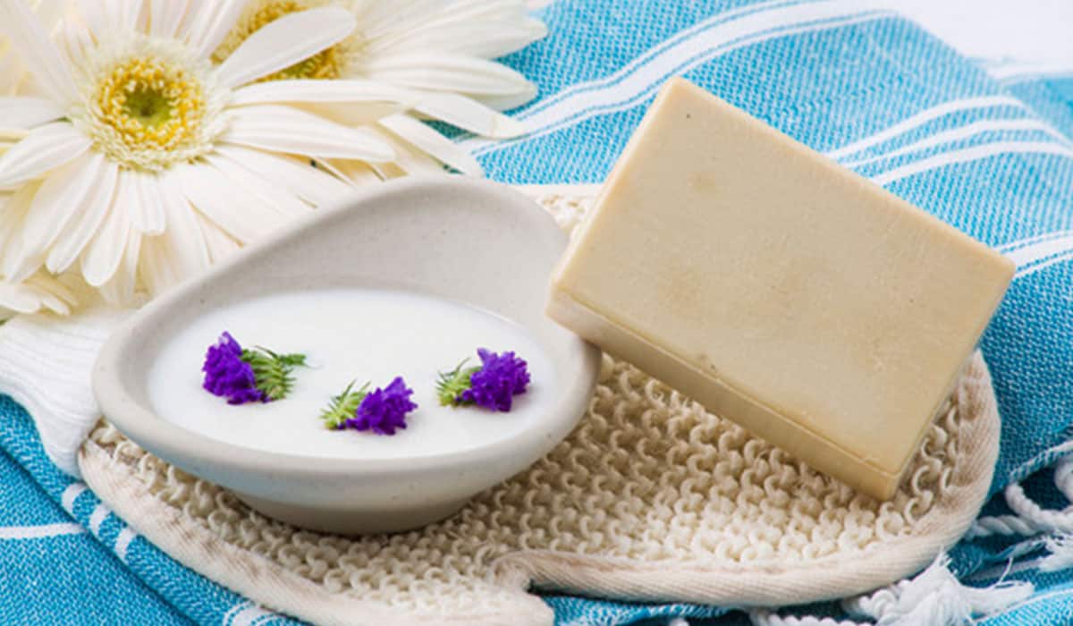 صابون حليب الماعز