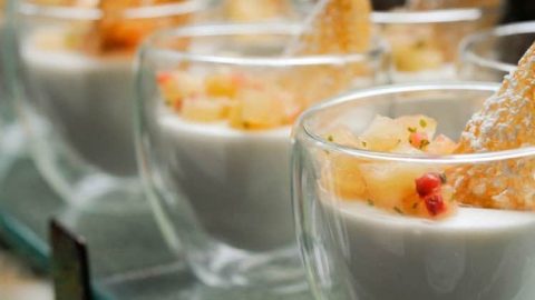 خطوات تجهيز المهلبية بالكورن فلاكس