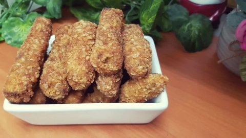 خطوات تجهيز أصابع الكوسا المقرمشة