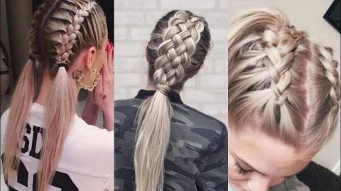 بالصور: أجمل تسريحات الضفائر للشعر الطويل