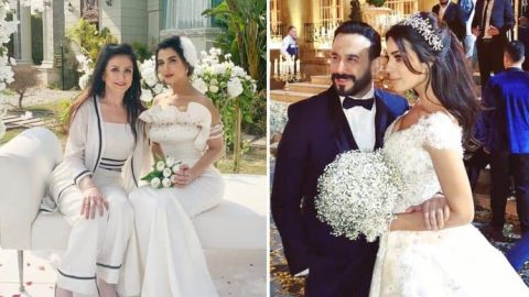 صور لنجمات مسلسلات رمضان بفستان الزفاف .. من هي الأجمل؟