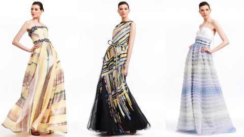 تصاميم خلابة لفساتين السهرة من مجموعة دينيس باسو