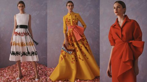 تصاميم أنثوية لكارولينا هيريرا ضمن مجموعة ريزورت 2020