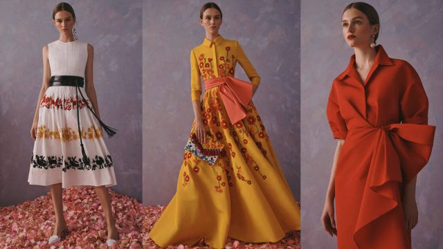 تصاميم أنثوية لكارولينا هيريرا ضمن مجموعة ريزورت 2020