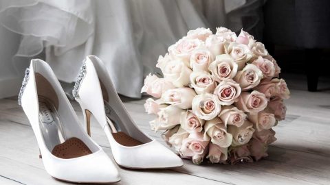 بالصور: أحذية زفاف بتصاميم مميزة للعروس العصرية