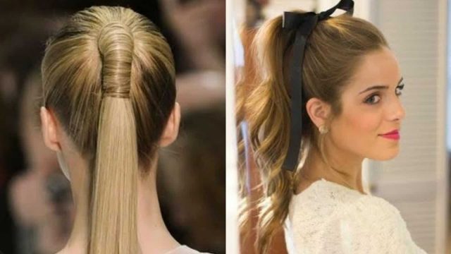 أجمل تسريحات ذيل حصان مع بف لإطلالة ساحرة