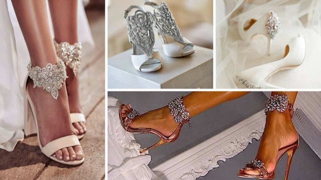 بالصور: أحذية عروس ناعمة من أشهر الماركات العالمية