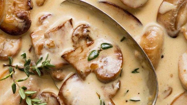 خطوات تجهيز صوص المشروم